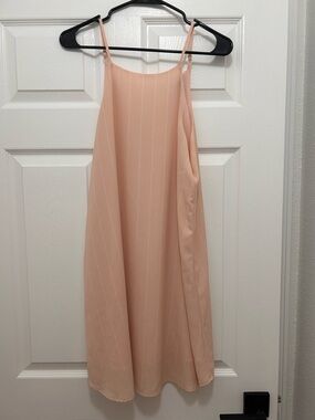 Cotton On Peach Slip Dress with Spaghetti Straps
